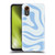 Kierkegaard Design Studio Art Blue Abstract Swirl Pattern Soft Gel Case for Samsung Galaxy Xcover7 5G