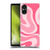 Kierkegaard Design Studio Art Modern Liquid Swirl Candy Pink Soft Gel Case for Sony Xperia 5 V 5G