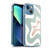 Kierkegaard Design Studio Retro Abstract Patterns Celadon Sage Swirl Soft Gel Case for Apple iPhone 13 Mini & MagSafe