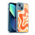 Kierkegaard Design Studio Retro Abstract Patterns Tangerine Orange Tone Soft Gel Case for Apple iPhone 13 Mini & MagSafe