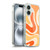 Kierkegaard Design Studio Retro Abstract Patterns Modern Orange Tangerine Swirl Soft Gel Case for Apple iPhone 16 Plus & MagSafe