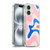 Kierkegaard Design Studio Retro Abstract Patterns Pink Blue Orange Swirl Soft Gel Case for Apple iPhone 16 Plus & MagSafe