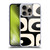 Kierkegaard Design Studio Retro Abstract Patterns Modern Piquet Black Cream Soft Gel Case for Apple iPhone 16 Pro
