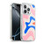Kierkegaard Design Studio Retro Abstract Patterns Pink Blue Orange Swirl Soft Gel Case for Apple iPhone 16 Pro & MagSafe