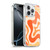 Kierkegaard Design Studio Retro Abstract Patterns Tangerine Orange Tone Soft Gel Case for Apple iPhone 16 Pro & MagSafe