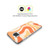 Kierkegaard Design Studio Retro Abstract Patterns Modern Orange Tangerine Swirl Soft Gel Case for Motorola Edge 40 Neo 5G