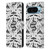 Episodic Drawing Pattern Flash Tattoo Leather Book Wallet Case Cover For Google Pixel 9 / Pixel 9 Pro