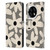 Kierkegaard Design Studio Retro Abstract Patterns Daisy Black Cream Dots Check Leather Book Wallet Case Cover For OPPO OnePlus Ace 3 5G
