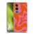 Kierkegaard Design Studio Retro Abstract Patterns Hot Pink Orange Swirl Soft Gel Case for OPPO OnePlus Ace 3V 5G
