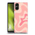 Kierkegaard Design Studio Retro Abstract Patterns Soft Pink Liquid Swirl Soft Gel Case for Sony Xperia 5 V 5G