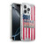 National Hot Rod Association Graphics US Flag Soft Gel Case for Apple iPhone 16 Pro & MagSafe