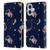 Carla Morrow Patterns Red Panda Leather Book Wallet Case Cover For Apple iPhone 16