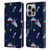 Carla Morrow Patterns Rocketship Leather Book Wallet Case Cover For Apple iPhone 16 Pro