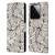 Gabriela Thomeu Floral Black And White Leaves Leather Book Wallet Case Cover For Xiaomi 14