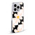 Gabriela Thomeu Retro Black & White Checkered Daisies Soft Gel Case for Apple iPhone 16 Plus & MagSafe