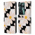 Gabriela Thomeu Retro Black & White Checkered Daisies Leather Book Wallet Case Cover For OPPO Reno11 F 5G / F25 Pro 5G