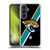 NFL Jacksonville Jaguars Logo Stripes Soft Gel Case for Samsung Galaxy S24 FE