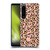 Cat Coquillette Tropical Wildlife Sparkly Leopard Print Soft Gel Case for Sony Xperia 1 IV