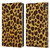 Haroulita Animal Prints Leopard Leather Book Wallet Case Cover For Amazon Fire 7 2022