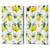 Haroulita Fruits White Lemons Leather Book Wallet Case Cover For Apple iPad Pro 13 M4 2024