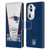 NFL New England Patriots Logo Art Banner Leather Book Wallet Case Cover For OPPO Reno11