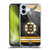 NHL Boston Bruins Jersey Soft Gel Case for Apple iPhone 16 Plus