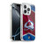 NHL Colorado Avalanche Jersey Soft Gel Case for Apple iPhone 16 Pro & MagSafe