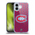 NHL Montreal Canadiens Net Pattern Soft Gel Case for Apple iPhone 16