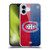 NHL Montreal Canadiens Half Distressed Soft Gel Case for Apple iPhone 16 Plus