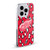 NHL Detroit Red Wings Leopard Pattern Soft Gel Case for Apple iPhone 16 Pro Max & MagSafe
