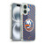 NHL New York Islanders Net Pattern Soft Gel Case for Apple iPhone 16