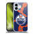 NHL Edmonton Oilers Cow Pattern Soft Gel Case for Apple iPhone 16
