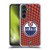 NHL Edmonton Oilers Net Pattern Soft Gel Case for Samsung Galaxy S24 FE