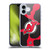 NHL New Jersey Devils Cow Pattern Soft Gel Case for Apple iPhone 16 Plus