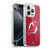 NHL New Jersey Devils Net Pattern Soft Gel Case for Apple iPhone 16 Pro
