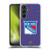 NHL New York Rangers Net Pattern Soft Gel Case for Samsung Galaxy S24 FE & MagSafe