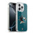 NHL San Jose Sharks Net Pattern Soft Gel Case for Apple iPhone 16 Pro