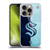 NHL Seattle Kraken Half Distressed Soft Gel Case for Apple iPhone 16 Pro