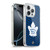 NHL Toronto Maple Leafs Net Pattern Soft Gel Case for Apple iPhone 16 Pro & MagSafe