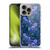 Episodic Drawing Florals & Serpents Violet Blue Flowers Soft Gel Case for Apple iPhone 16 Pro Max
