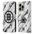 NHL Boston Bruins Marble Leather Book Wallet Case Cover For Apple iPhone 16 Pro