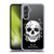 Episodic Drawing Mix Illustrations Floral Skull Soft Gel Case for Samsung Galaxy A54 5G