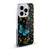 Episodic Drawing Moth Patterns Daffodil Flowers Soft Gel Case for Apple iPhone 15