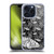 Episodic Drawing Moth Patterns White Soft Gel Case for Apple iPhone 15 Pro
