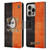 NHL Anaheim Ducks Half Distressed Leather Book Wallet Case Cover For Apple iPhone 16 Pro