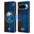 NHL Buffalo Sabres Half Distressed Leather Book Wallet Case Cover For Google Pixel 9 / Pixel 9 Pro