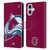 NHL Colorado Avalanche Oversized Leather Book Wallet Case Cover For Apple iPhone 16
