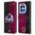 NHL Colorado Avalanche Half Distressed Leather Book Wallet Case Cover For OnePlus 12R