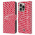 NHL Detroit Red Wings Net Pattern Leather Book Wallet Case Cover For Apple iPhone 16 Pro