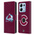 NHL Colorado Avalanche Net Pattern Leather Book Wallet Case Cover For Xiaomi Redmi Note 13/13 Pro 5G